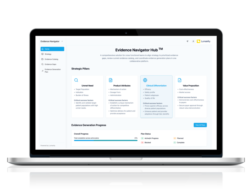 Evidence Navigator Hub Home